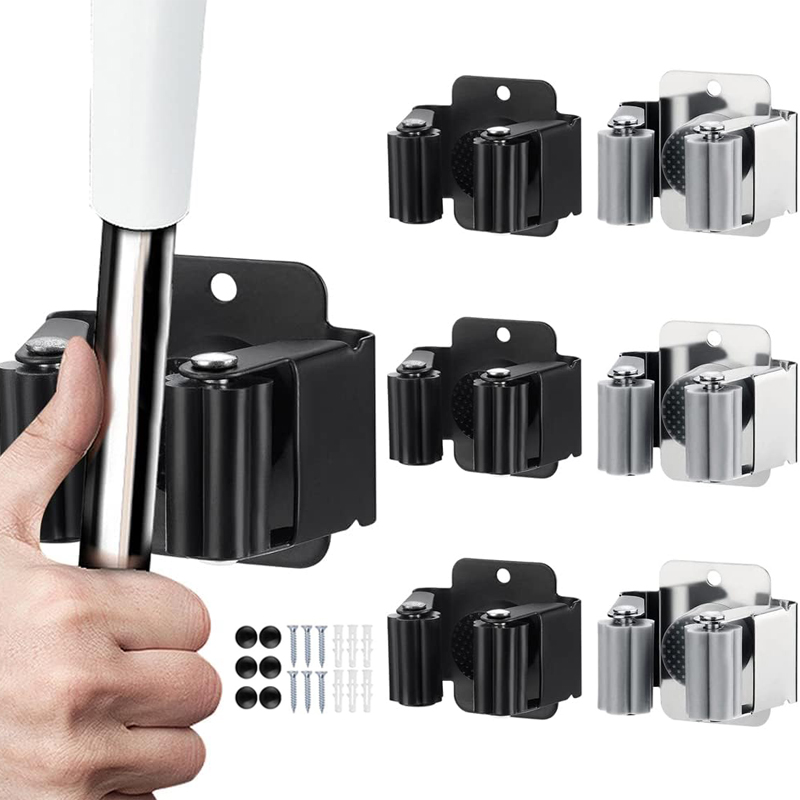 Gardening Tools Screwfix - Soporte de Acero Inoxidable para Escobas