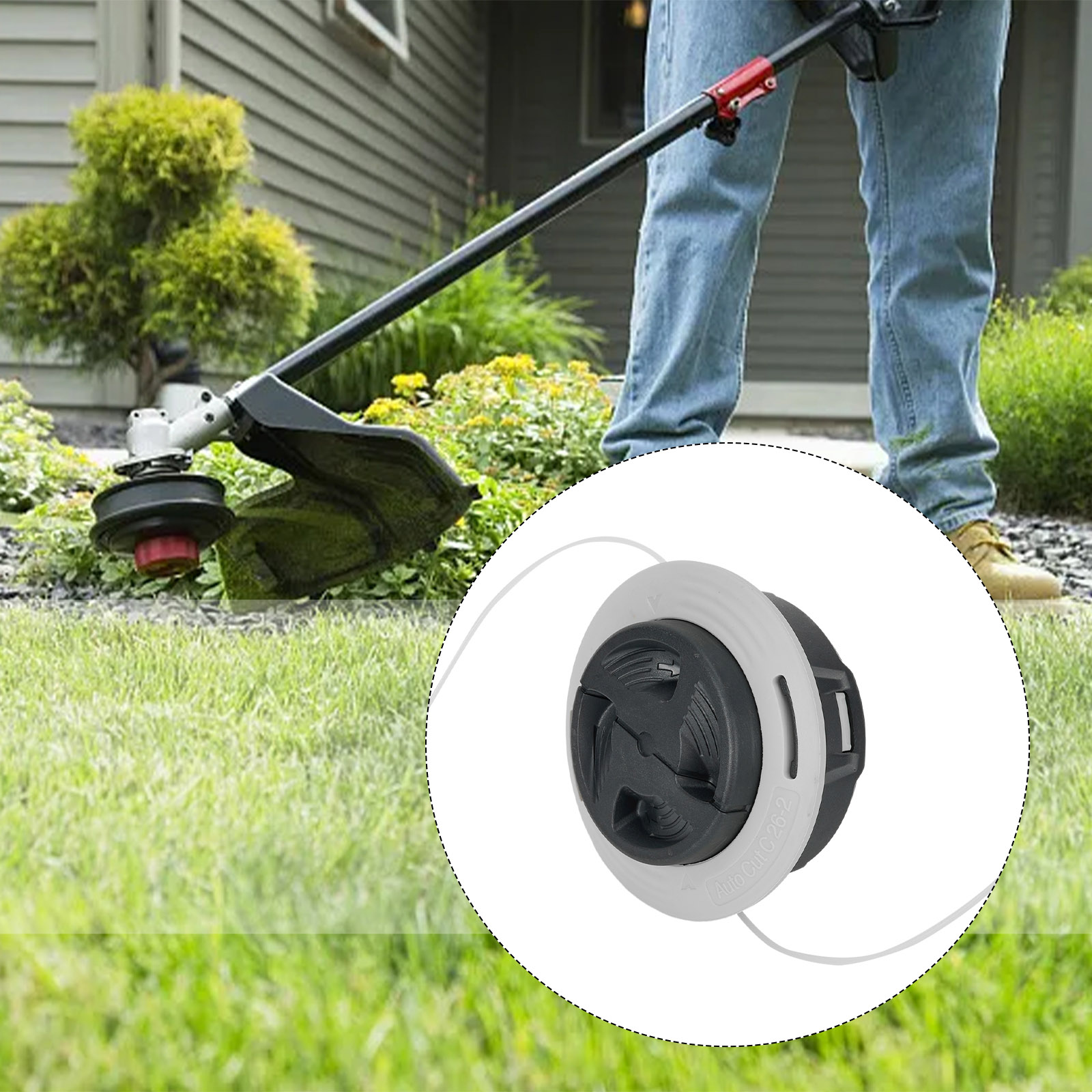 Gardening Tools Good Quality - Cabezal de Repuesto para Desbrozadora de