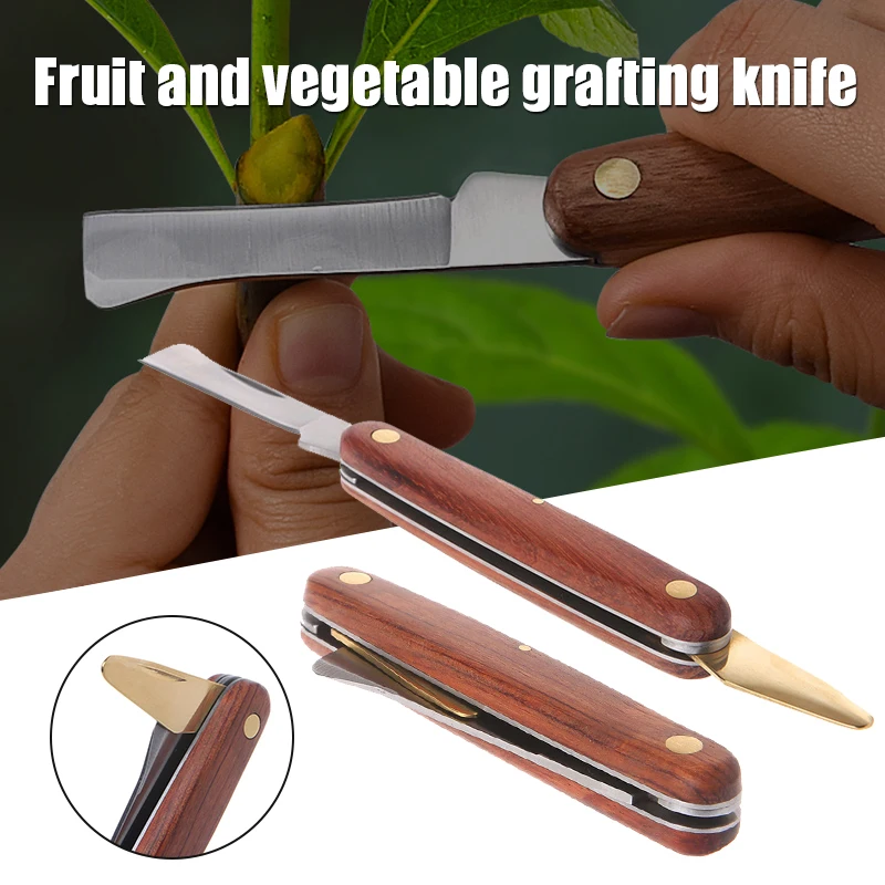 Harvest Knife Garden - Cuchillo de poda plegable, herramienta de