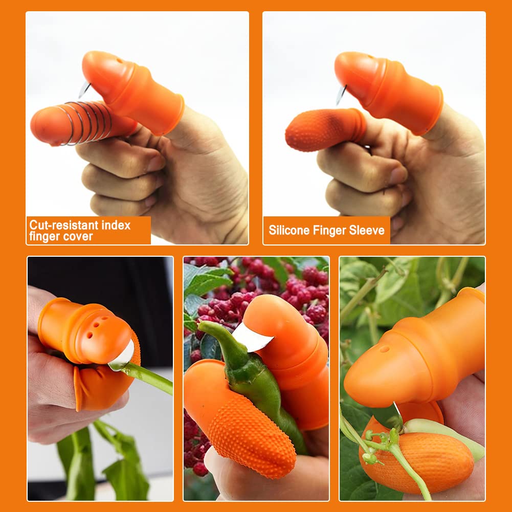 Protector de Dedos de Silicona - Harvest Knife Garden reseña y precio