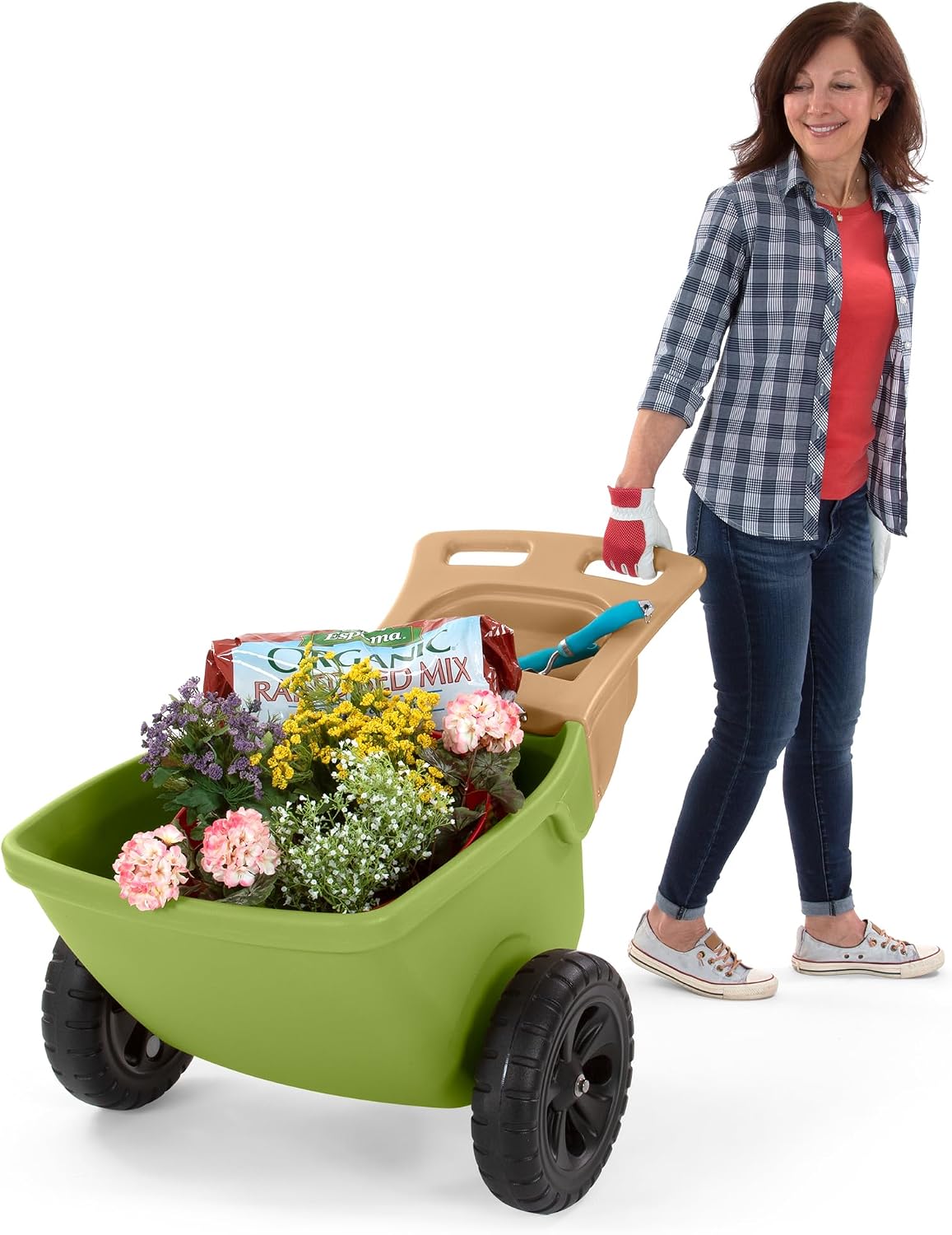 Carretilla Resistente con Rued - Gardening Tools Made In Usa reseña y precio