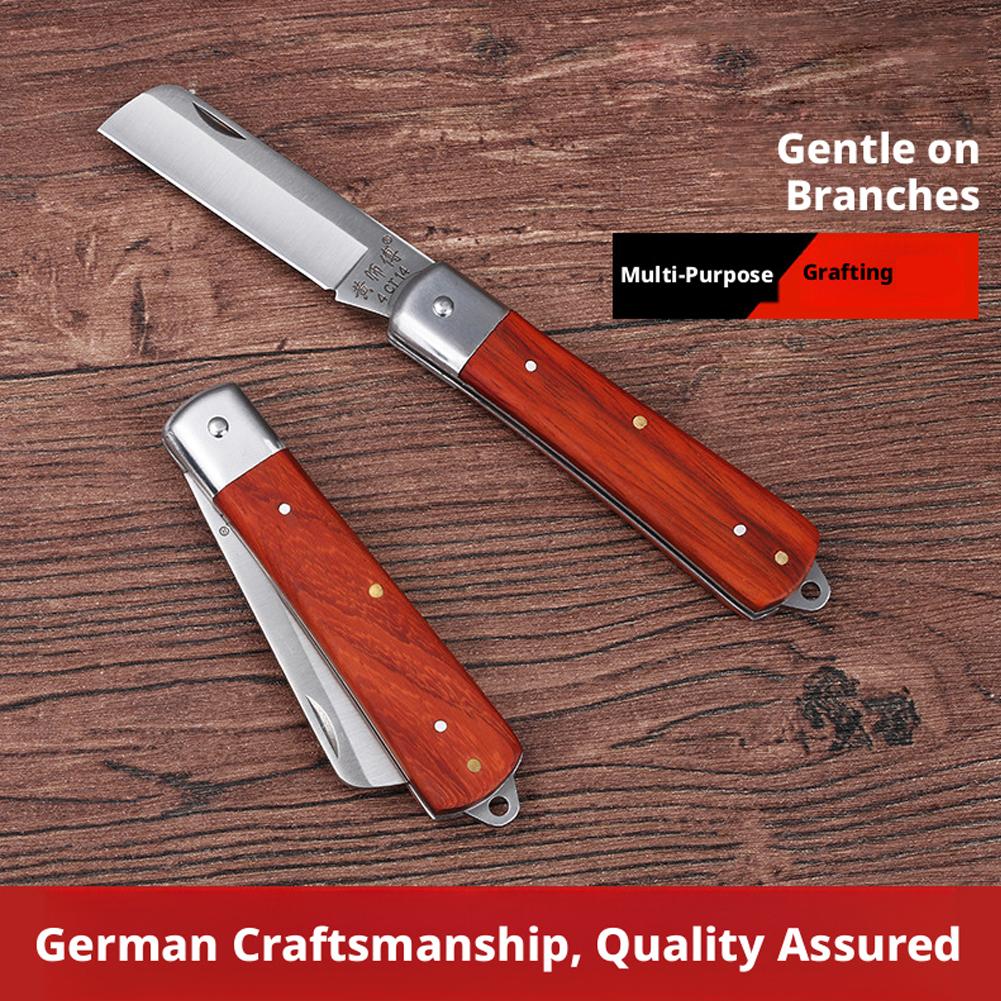 Cuchillo de injerto plegable c - Harvest Knife Garden reseña y precio
