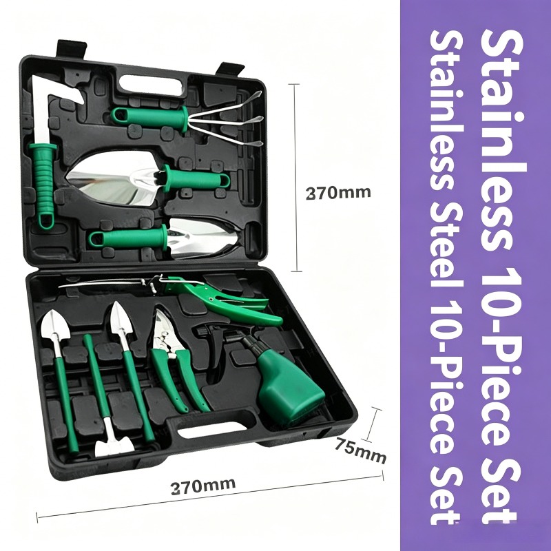Caja de regalo con juego de he - Gardening Tools Set Gift reseña y precio