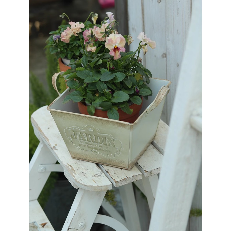 Maceta de hojalata vintage est - Gardening Tools In English reseña y precio