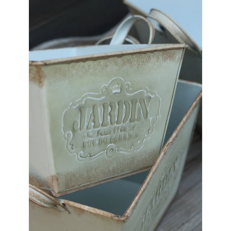 Maceta de hojalata vintage est - Gardening Tools In English reseña y precio