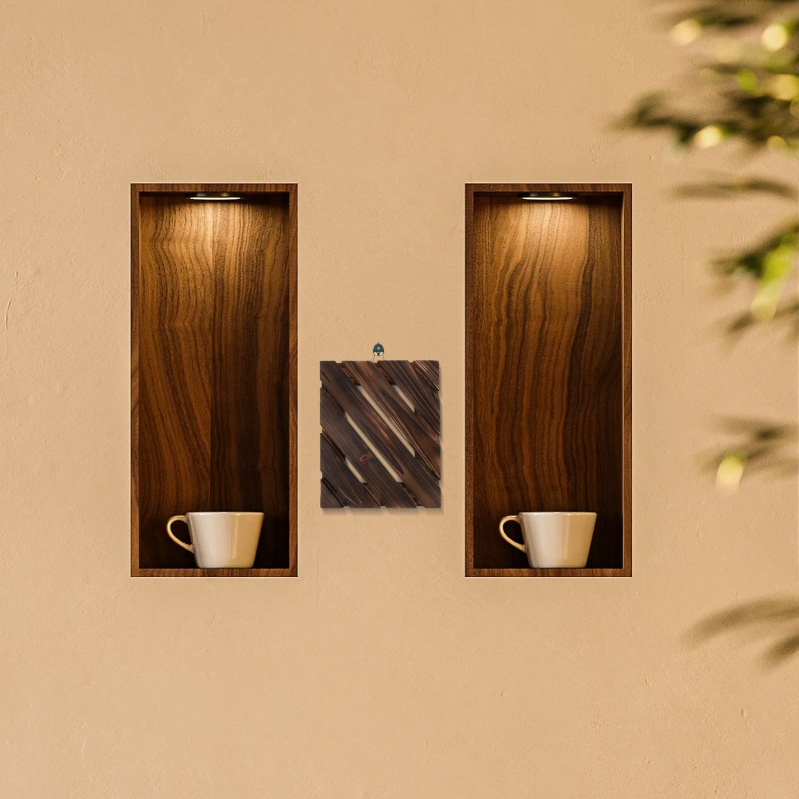 Macetero de pared de madera pa - Vertical Wall Planter reseña y precio