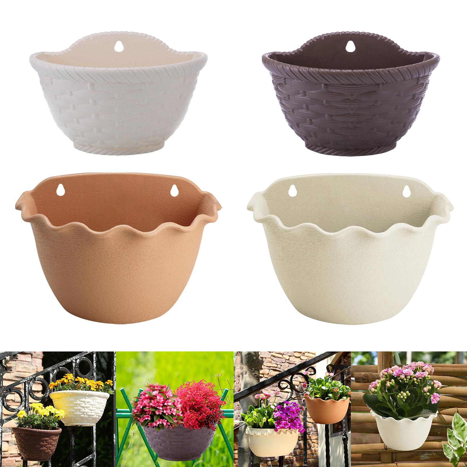 Maceta de flores colgante de p - Vertical Wall Planter reseña y precio