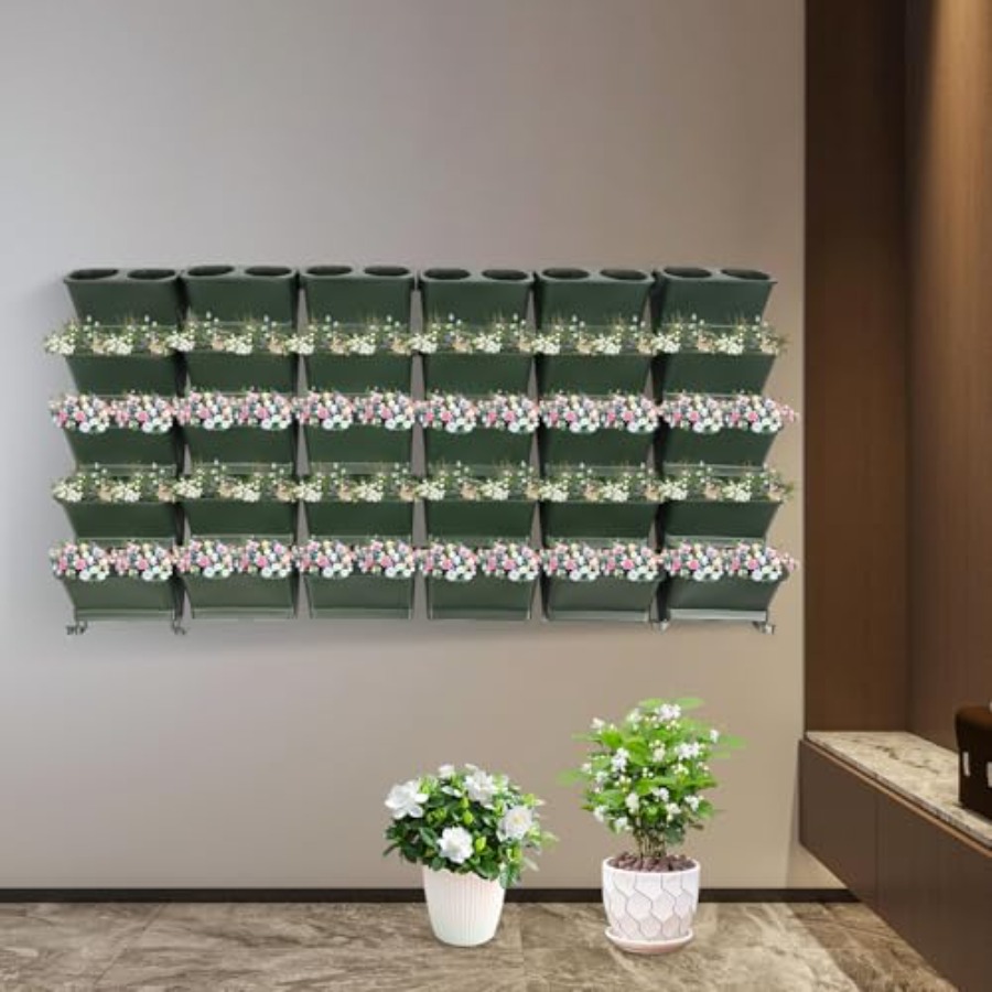 Jardinera vertical para balcón - Vertical Wall Planter reseña y precio