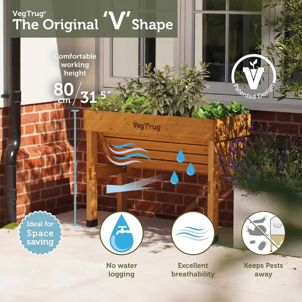 Jardinera Vertical Pequeña de  - Vertical Wall Planter reseña y precio